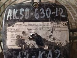 Двигатель вентилятора в сборе ROSENBERG AKSD 630-12-12 KA2