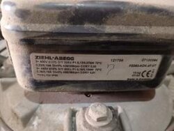 Двигатель вентилятора в сборе ZIEHL-ABEGG FE063-NDK.4F. V7