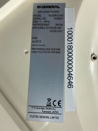 Кассетный кондиционер General (AUG36UUAS/AOG36UNАХТ) 36 (до 110 м²) (б/у)