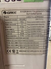 Hacтенная cплит-система Grее GWH07NА-K3NNВ3 бу